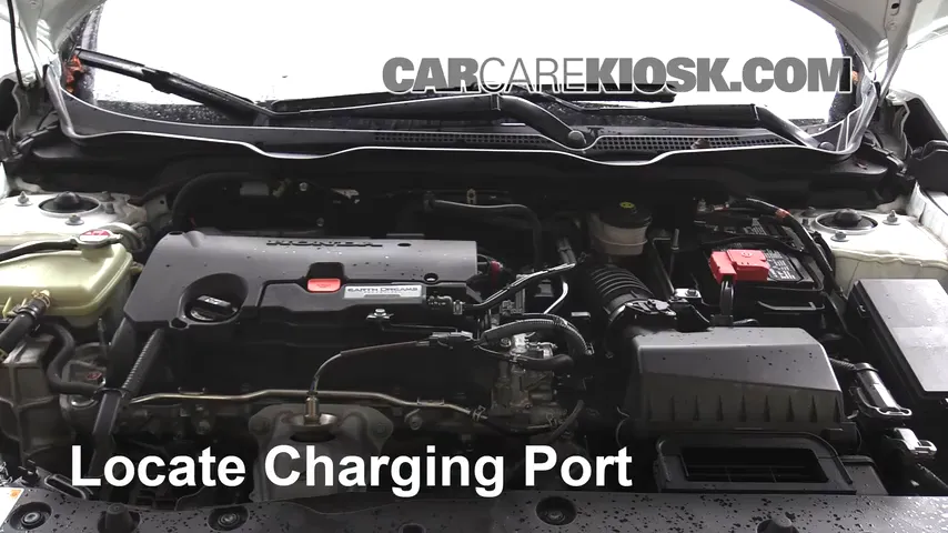 2016 Honda Civic LX 2.0L 4 Cyl. Sedan Air Conditioner Recharge Freon